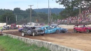 Bedford PA Fair 2017 Compact Demo Derby Heat 4 [upl. by Ahtoelc951]