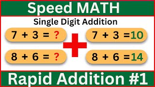 Speed Math Challenge Rapid Addition [upl. by Sheline479]