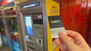 OMNY New info in November 2023 new fare caps vending machines [upl. by Eyllib563]