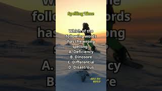 Spelling Time 534 spelling englishlearning englishvocabulary questions quiz [upl. by Irok]