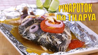 How to Cook Pinaputok na Tilapia  The Best Tilapia Recipe [upl. by Aivekal]