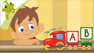 Alphabets Train  Learn letters with phonics [upl. by Annaeiluj494]