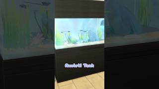 Larger Axolotl Tanks In The Sims 4 sims4 [upl. by Felt]