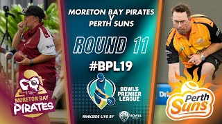 BPL19  Round 11  Moreton Bay Pirates v Perth Suns [upl. by Enylcaj]