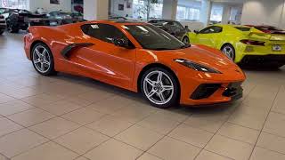 2023 Chevrolet Corvette stingray 3LT in Amplify orange tintcoat [upl. by Ahsiena]