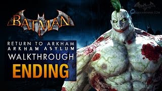 Batman Return to Arkham Asylum Ending  Jokers Party [upl. by Ydnac]