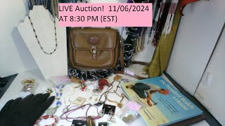 LIVE AUCTION 11062024  830 PM EST with Vintage Dust by George G [upl. by Corliss]