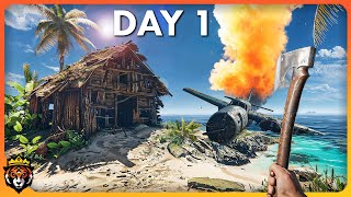 DAY 1 First Look at this STUNNING New Island Survival Game [upl. by Novets809]