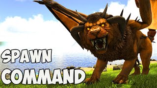 Manticore Boss ARK Spawn COMMAND  How To Summon MANTICORE BOSS Ark CODE 2023 [upl. by Laira]