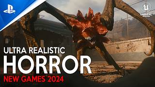 TOP 20 MOST REALISTIC Horror Games coming to PlayStation 5 in 2024 and 2025 [upl. by Sivrad]