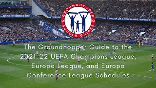 When are the 202122 Champions League and Europa League dates [upl. by Ellenig]