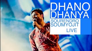 Dhano Dhanya Pushpa Bhara Live  Inspired India Concert  sourendro soumyojit [upl. by Muns]