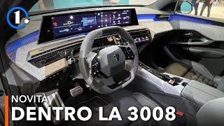 Gli INTERNI della Peugeot 3008 2024  Spazio bagagliaio qualità percepita [upl. by Siraf41]