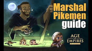 AoEM  Rank 1 Marshal Pikemen Guide  From early to late game [upl. by Seidler]