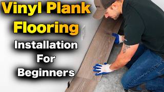 How To Install Vinyl Plank Flooring  Lifeproof Over Concrete [upl. by Gillman]