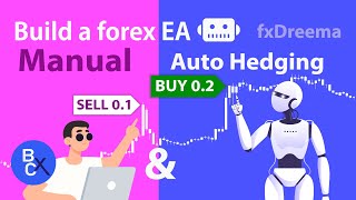 📈Build a forex EA No Code  Forex Manual Trading amp Auto Hedging Strategy That Works by fxDreema [upl. by Rola940]