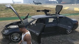 GTA 5 Online Turreted Limo test GTA V [upl. by Leahcimauhsoj]