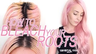 How To Bleach Roots  by tashaleelyn [upl. by Anahtor632]