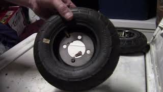 EASY MOBILITY SCOOTER TIRE CHANGE FOR CHEAP [upl. by Enovaj105]