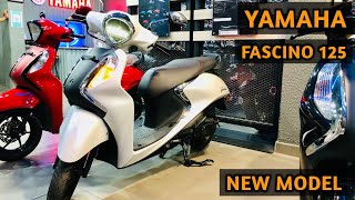 Yamaha Fascino 125 Fi Hybrid 2024  Detailed Review  Price And Features [upl. by Columba]