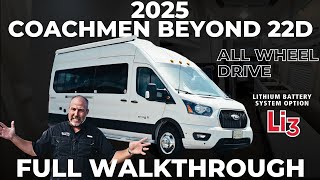 2025 Coachmen Beyond 22D Class B RV  All Wheel Drive amp Li3 Lithium Package FULL WALKTHROUGH 🚐 [upl. by Yila]