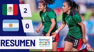 SON MÁS QUE ARGENTINA  VAN POR EL ORO  MEXICO VS ARGENTINA FEMENIL RESUMEN PANAMERICANOS 2023 [upl. by Ahsotal]