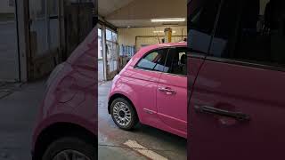 MOT Day For Barbies Fiat 500 mechanic shorts fiat500 barbie fiat automobile shortsfeed [upl. by Hcaz]