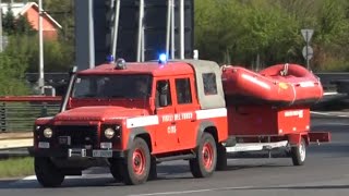 VERY RARE 2 CAPU  rimorchio SAF Vigili del Fuoco Mestre in emergenza  Water Rescue Unit COD3 [upl. by Sindee]