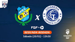 Ao vivo  Iporá EC X Goianésia EC  Campeonato Goianão 2024 [upl. by Ennairac]