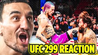 Max Holloway Shares Honest Thoughts About Sean O’Malley’s Win amp Dustin Poirier’s KO  Max Reacts [upl. by Enelrihs]