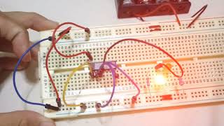 Breadboarding NOT AND OR Logic Gates [upl. by Alig]