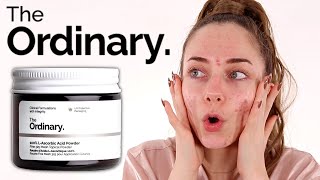 The Ordinary 100 LAscorbic Acid Powder Review  Vitamin C Powder [upl. by Yazbak]