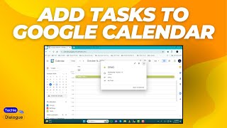 How to Add Tasks to Google Calendar [upl. by Aerdnaeel]