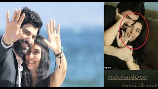 Tuba Büyüküstün and Engin Akyürek got engaged in London [upl. by Gaw]