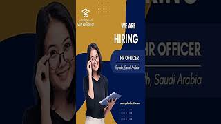 HR Officer for Riyadh [upl. by Nnylanna]