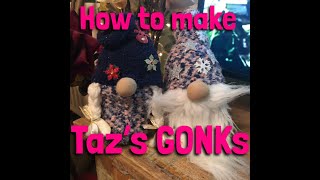 How to make Tazs GONKS [upl. by Haley109]