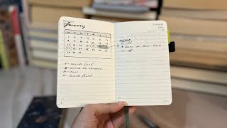 Setting up My Everyday Carry for 2024  Pocket Moleskine Daily Planner [upl. by Llennyl787]