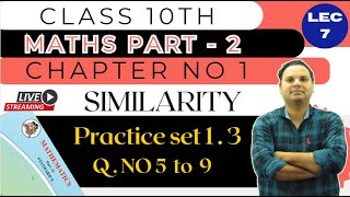 class 10th similarity practice set 13  chapter 1 [upl. by Dwaine754]