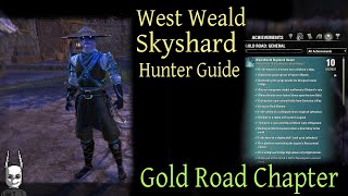 West Weald Skyshard Hunter Gold Road Chapter ESO [upl. by Eward320]