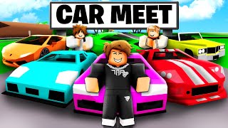 Everytime I Hosted a CAR MEET in Brookhaven RP [upl. by Adnohr229]