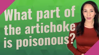 What part of the artichoke is poisonous [upl. by Edson]