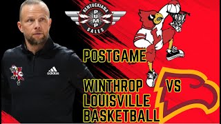 Winthrop Vs Louisville Full Game Reaction [upl. by Harbard654]