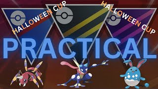 Great League Halloween Cup Ariados Azumarill Greninja team is PRACTICAL in PokemonGo [upl. by Karney783]