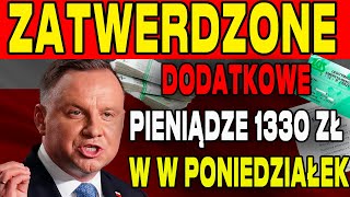 DODATKOWE PIENIĄDZE DLA SENIORÓW ZUS BĘDZIE PŁACIŁ DO 1330 ZŁ EMERYTURY PAŹDZIERNIK 2024 [upl. by Mutz205]