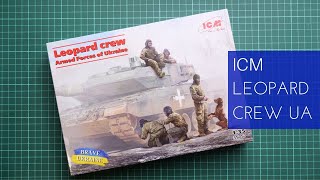 ICM 135 Leopard Crew Armed Forces of Ukraine 35757 Review [upl. by Luben159]