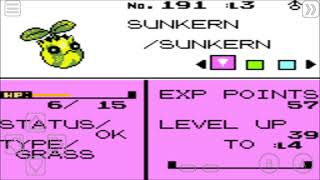 Pokemon Crystal Kaizo How To Get Sunkern [upl. by Lezah]