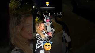 When Cow Theme Party Costume Goes Wrong 😂 [upl. by Mirak]