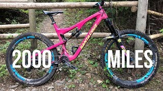 Santa Cruz Bronson 2000Mile Bike Check  Washingtons Olallie Flow Trail [upl. by Longan]