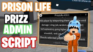 Prison Life Script Pizz Admin Roblox Showcase  Arceus X [upl. by Eyeleen]