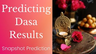 Predicting Dasa Results Flowchart of Predictions [upl. by Sadnak]